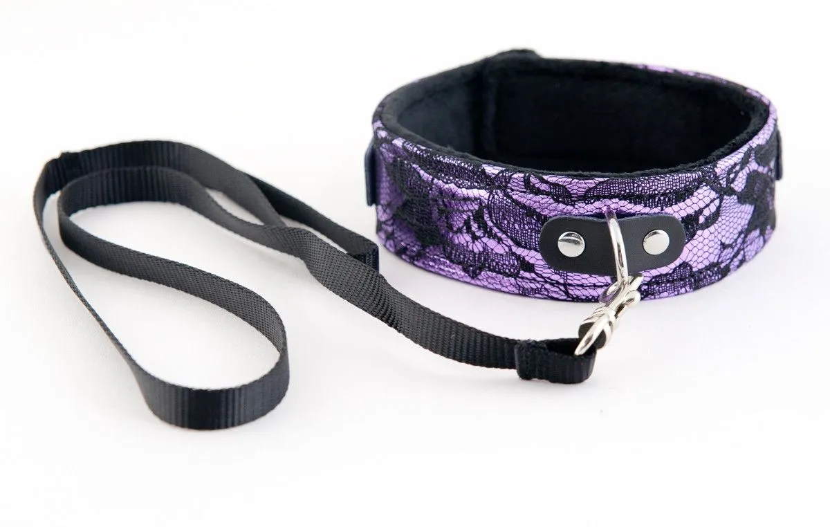 кружевной ошейник toyfa marcus, розовый, 44,5 см в 