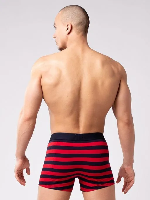 Эротическое трусы мужские удлиненные боксеры opium r126 в полоску в 