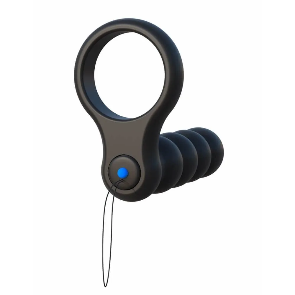 вибронасадка pipedream remote control double penetrator, черная в 