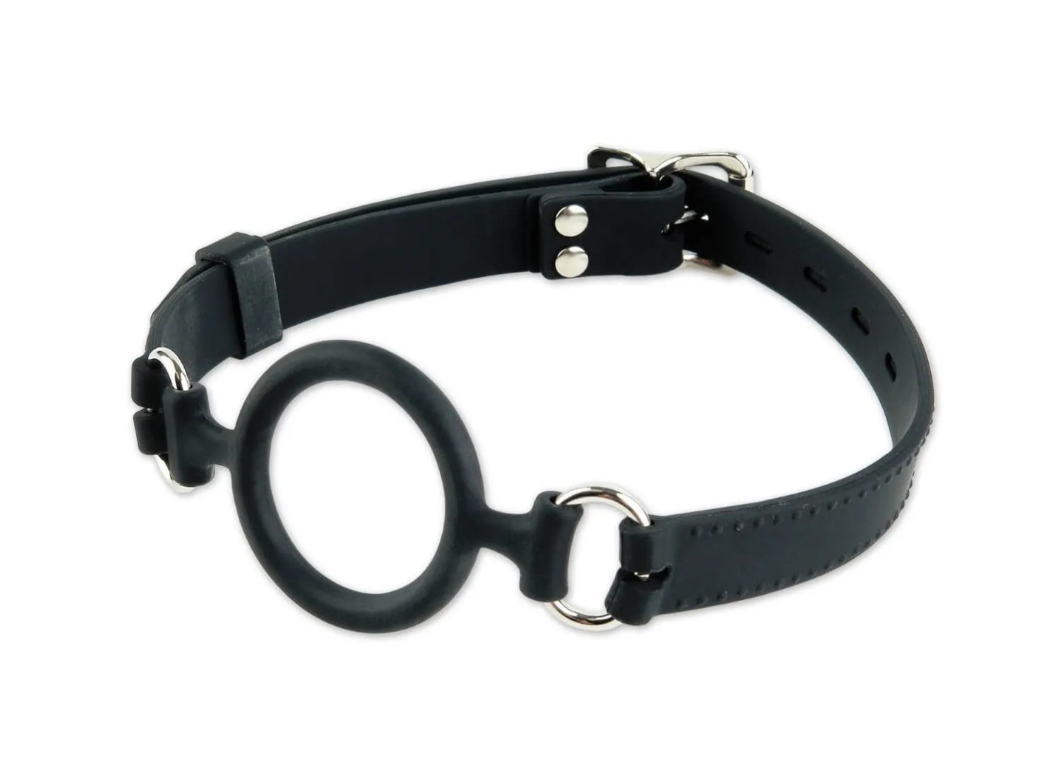 Кляп Pipedream Silicone O-Ring Gag, черный, one size