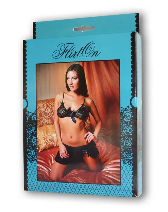 Эротическое комплект marlen flirton, черный (42-44) в 