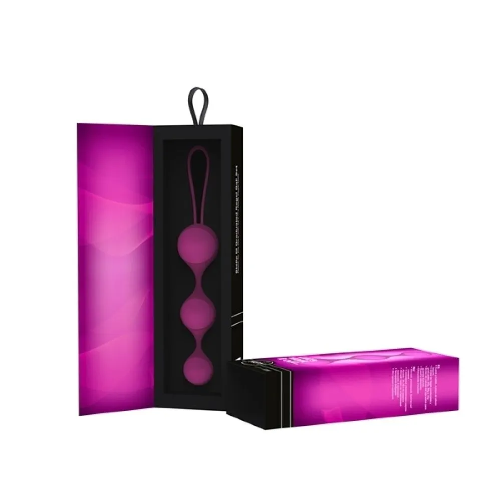 вагинальные шарики california exotic novelties key by jopen stella iii, розовые в 