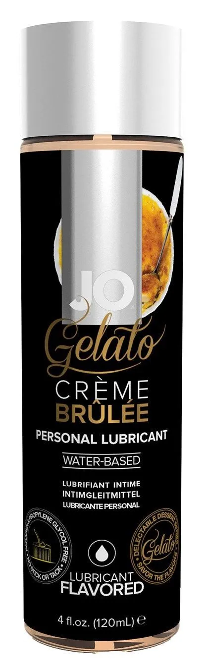 лубрикант съедобный system jo gelato крем-брюле, 120 мл в 