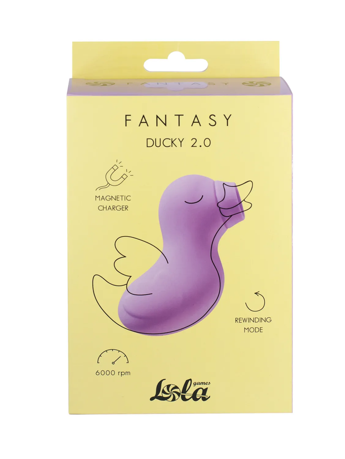 вакуумный стимулятор fantasy ducky 2.0 lavender 7913-03lola в 