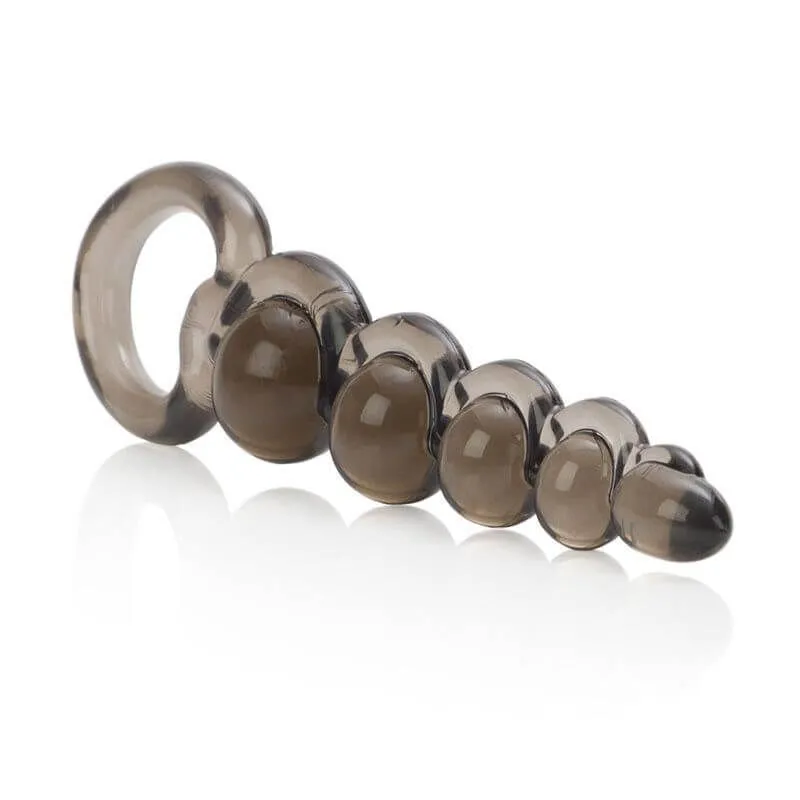 Анальная цепочка California Exotic Novelties Beaded Probe, серая