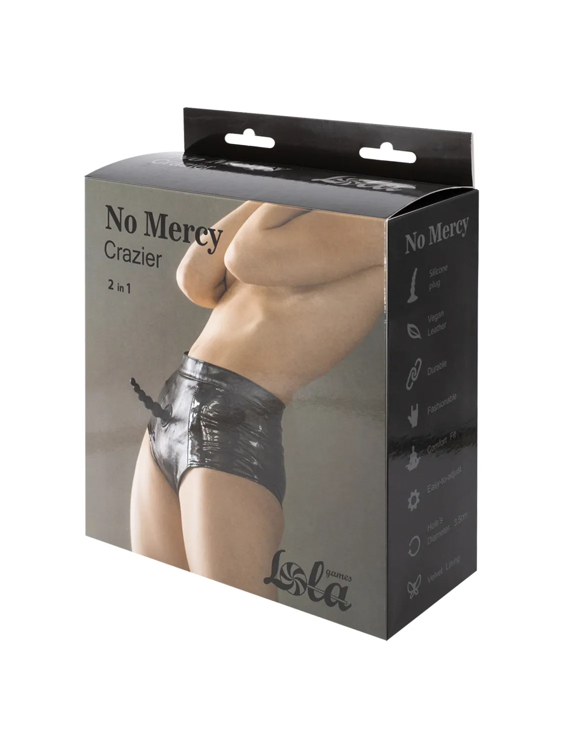 набор трусиков с анальной пробкой no mercy crazier m/l 3336-02lola в 