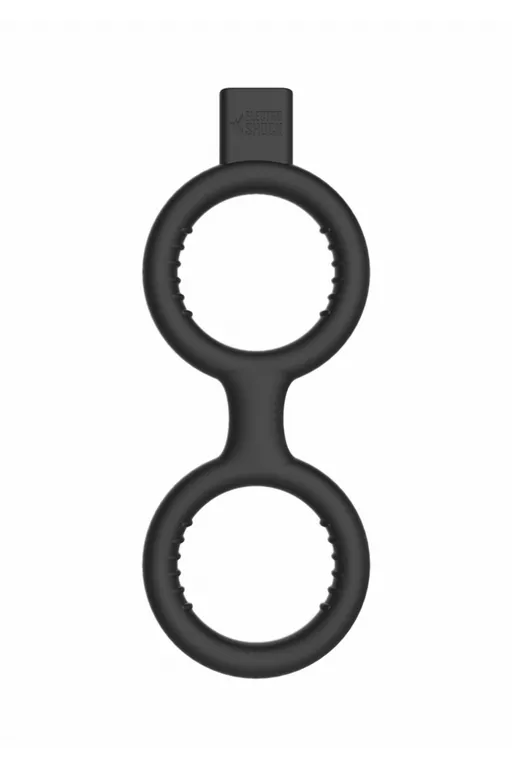 Двойное кольцо с электростимуляцией E-Stimulation Cock Ring with Ballstrap