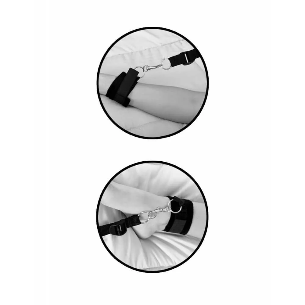 фиксатор pipedream wraparound mattress restraints, черные в 