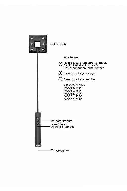стек e-stim crop с электростимуляцией в 