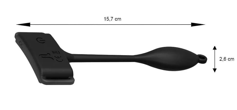 вибротрусики adrien lastic pan-t vibe, черные в 