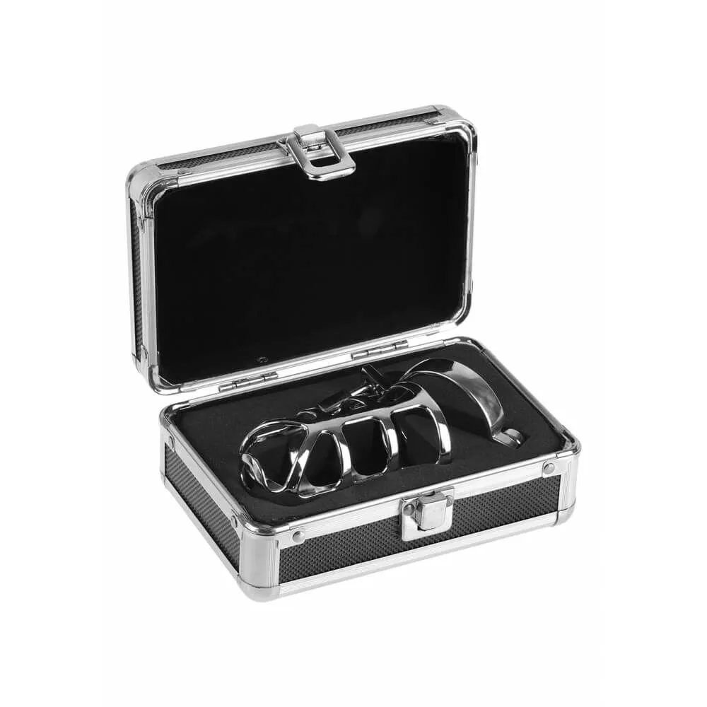 клетка на член pipedream metal worx cock cage xl, металлическая в 