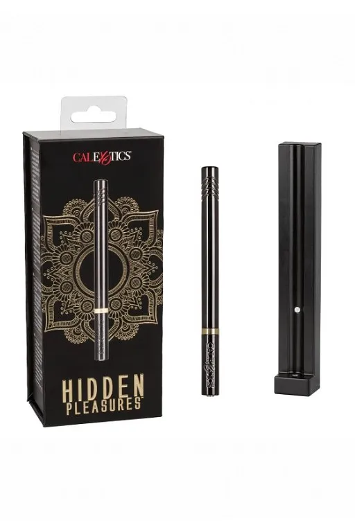 Ультратонкий вибромассажер Hidden Pleasures черный