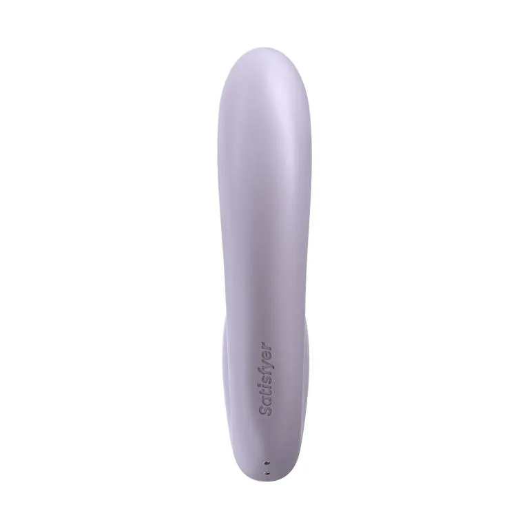 вибратор с вакуумным стимулятором satisfyer sunray с фиксацией формы (лиловый) в 
