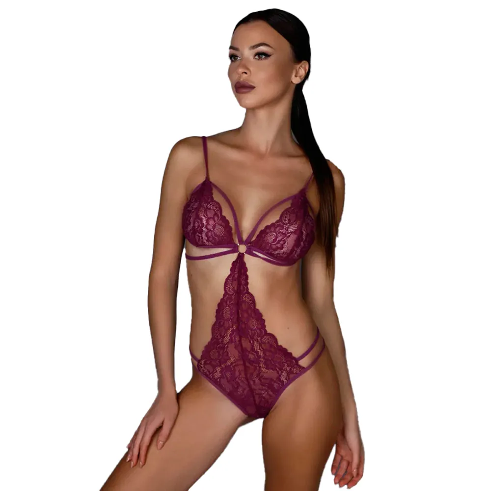 Эротическое открытый боди-комбинезон abel l/xl в 