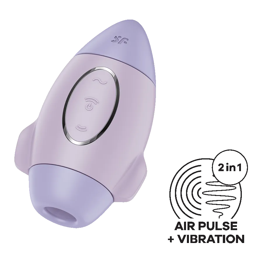 вакуумный массажер satisfyer mission control violet 06088sa в 