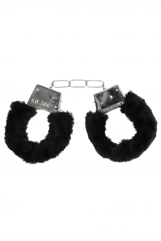 металлические наручники с меховой обивкой beginner's handcuffs furry в 