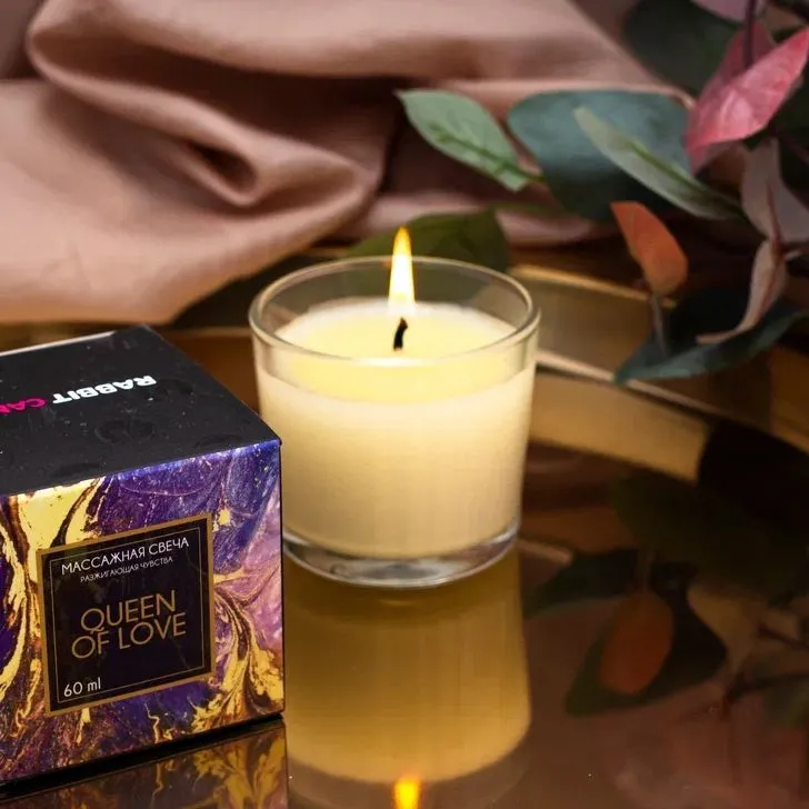 свеча массажная pinkrabbit, аромат queen of love, 60 мл в 