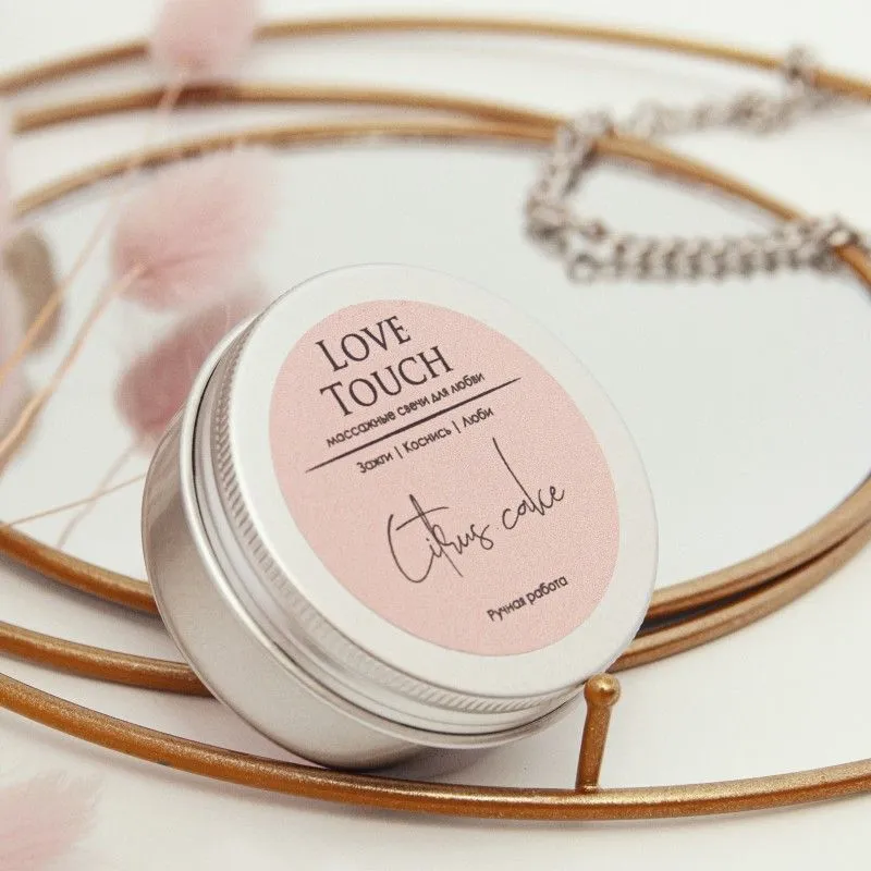 свеча массажная love touch цитрусовый кекс, 50 мл в 