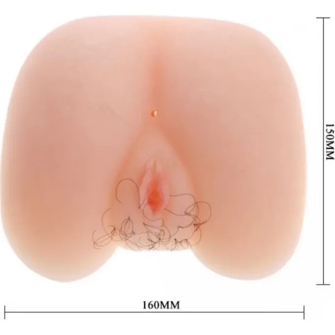 мастурбатор вагина с лобковыми волосами insatible ass & pussy в 