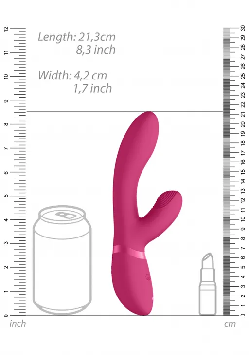 вибромассажер kyra с функциями "пульсирующее воздействие" и "мгновенный оргазм" в 