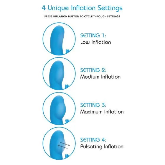 надувной вибромассажер insatiable g inflat g-bunny в 