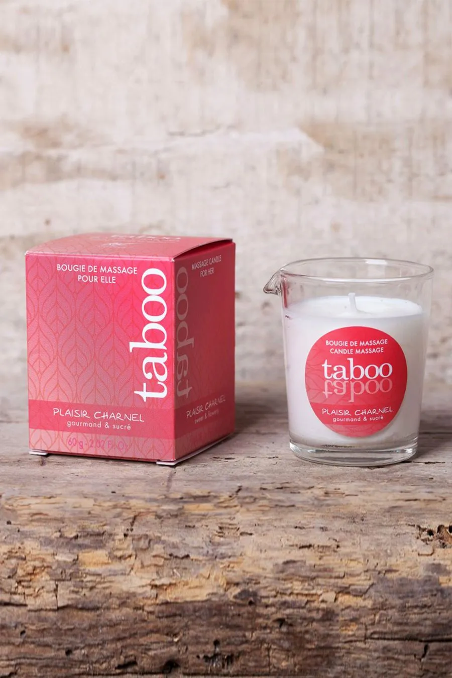 массажное аромамасло для женщин ruf taboo плотское удовольствие(plaisir charnel), цветок какао, 60мл в 