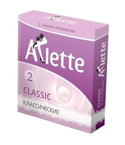 презервативы arlette №3 classic классические, 3 шт в 