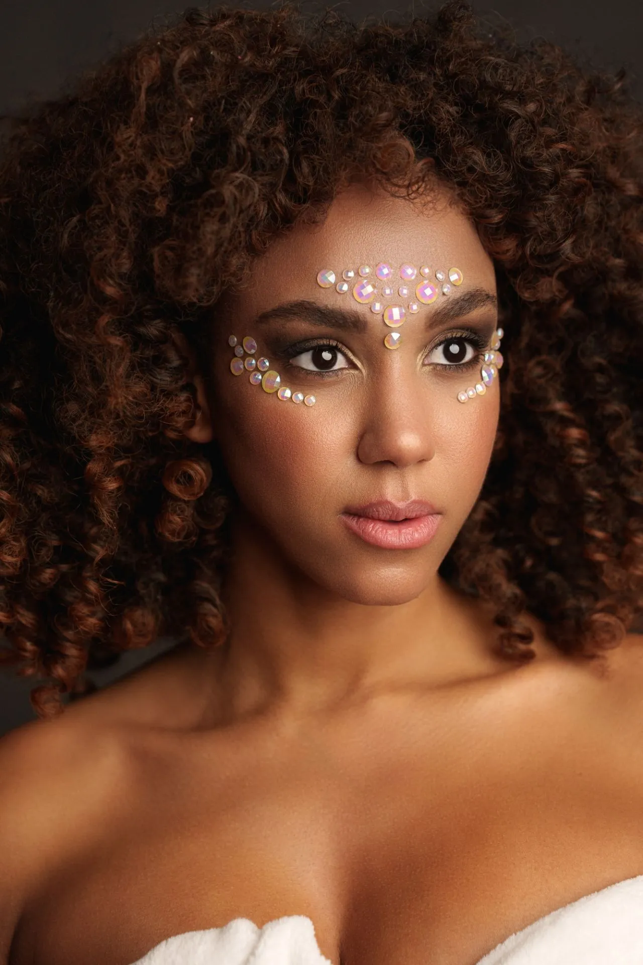 декоративное украшение (камни) на клеевой основе body jewelry stickers - face - glow in the dark - o в 