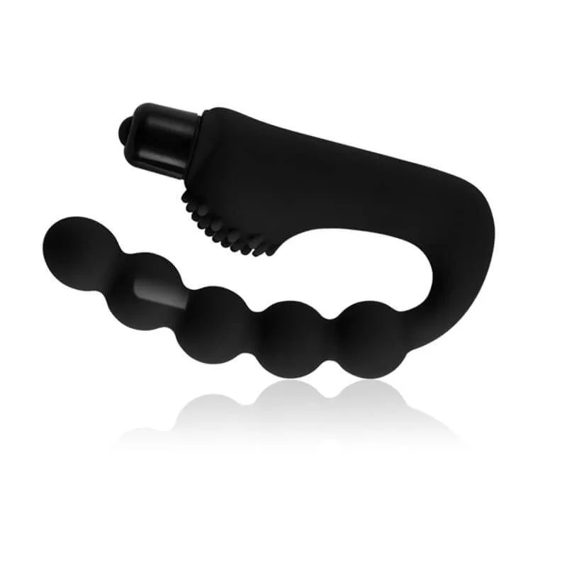 стимулятор простаты lovetoy silicone power beads, с вибрацией в 