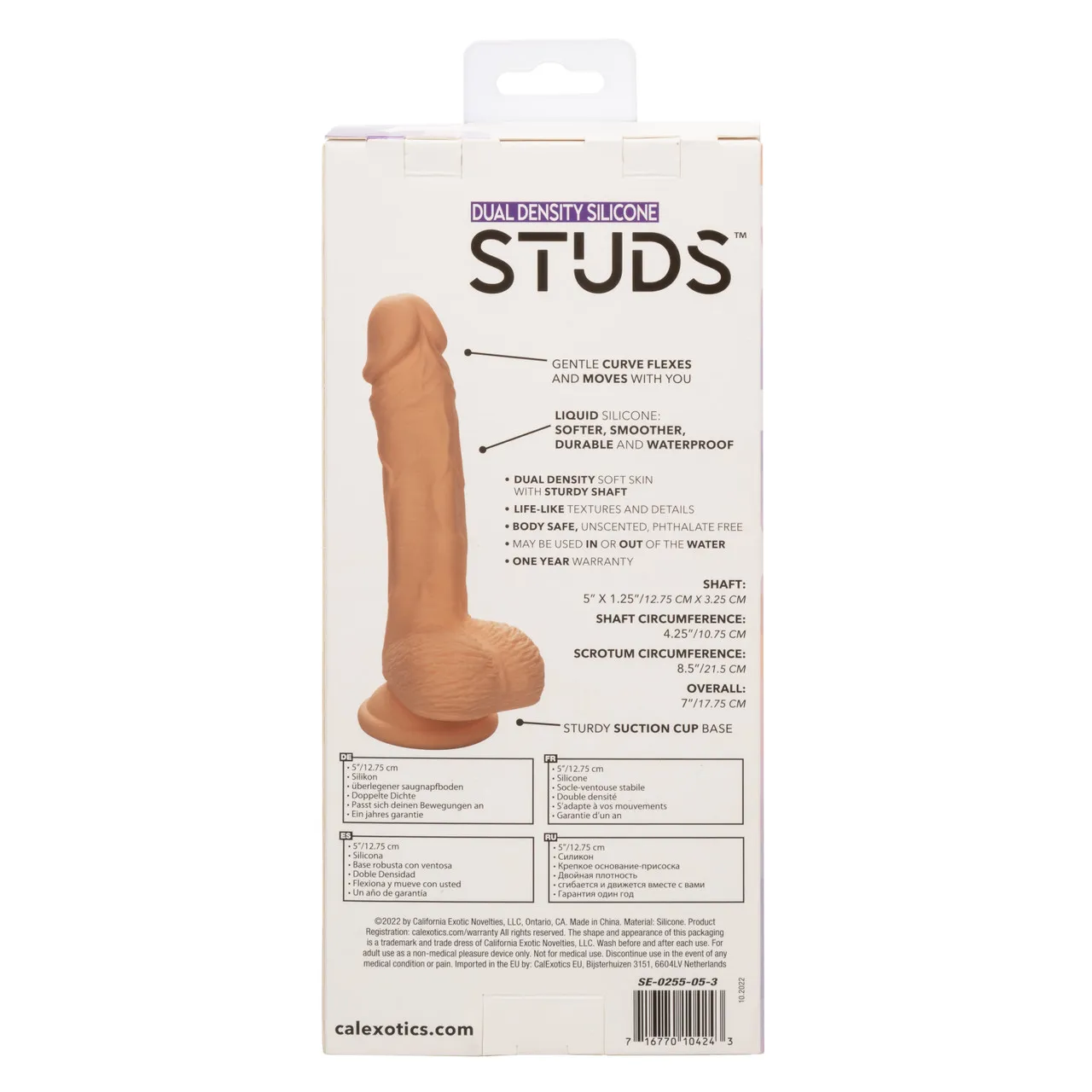 фалоимитатор dual density silicone studs (12,75 х 3,25 см.) в 