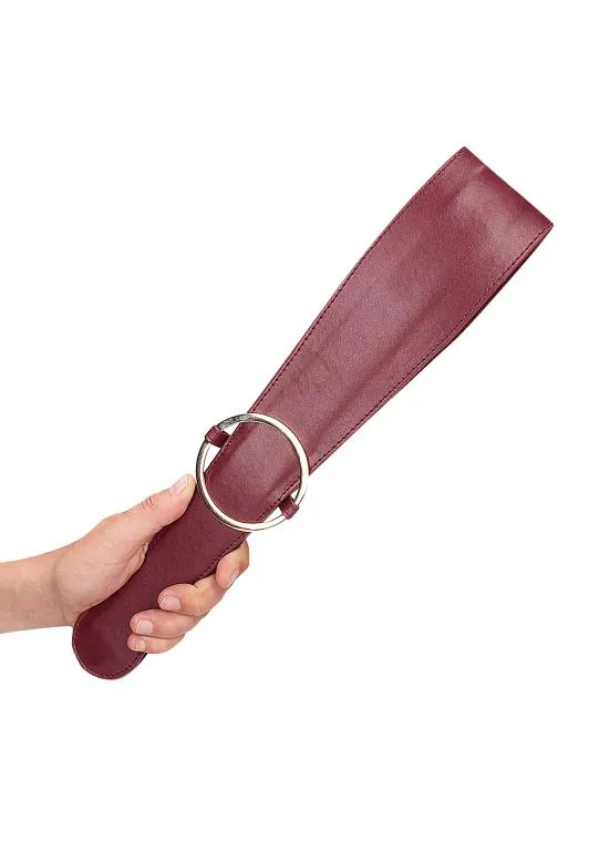 шлепалка  ouch ouch! - belt flogger - burgundy в 