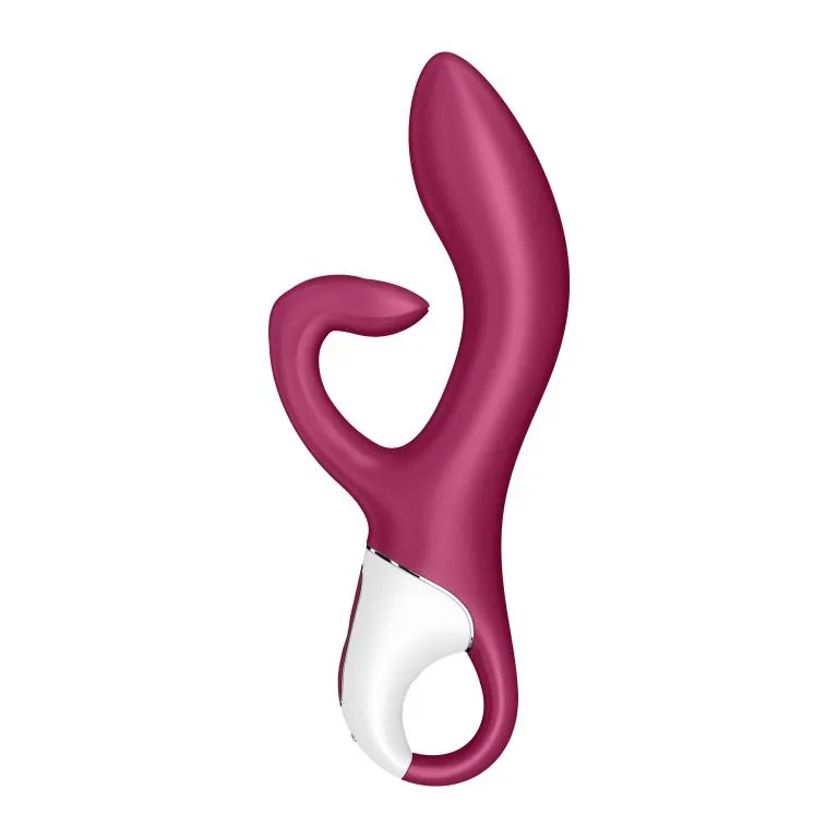 вибратор-кролик satisfyer embrace me (ягодный) в 
