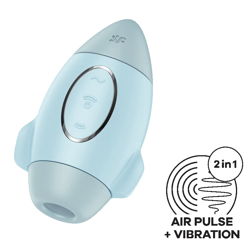 вакуумный массажер satisfyer mission control light blue 060071sa в 