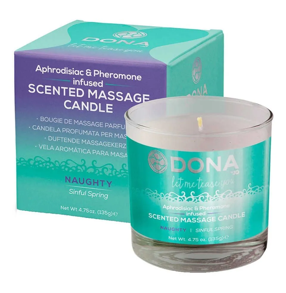 свеча массажная с феромонами system jo шалость, 135 г в 