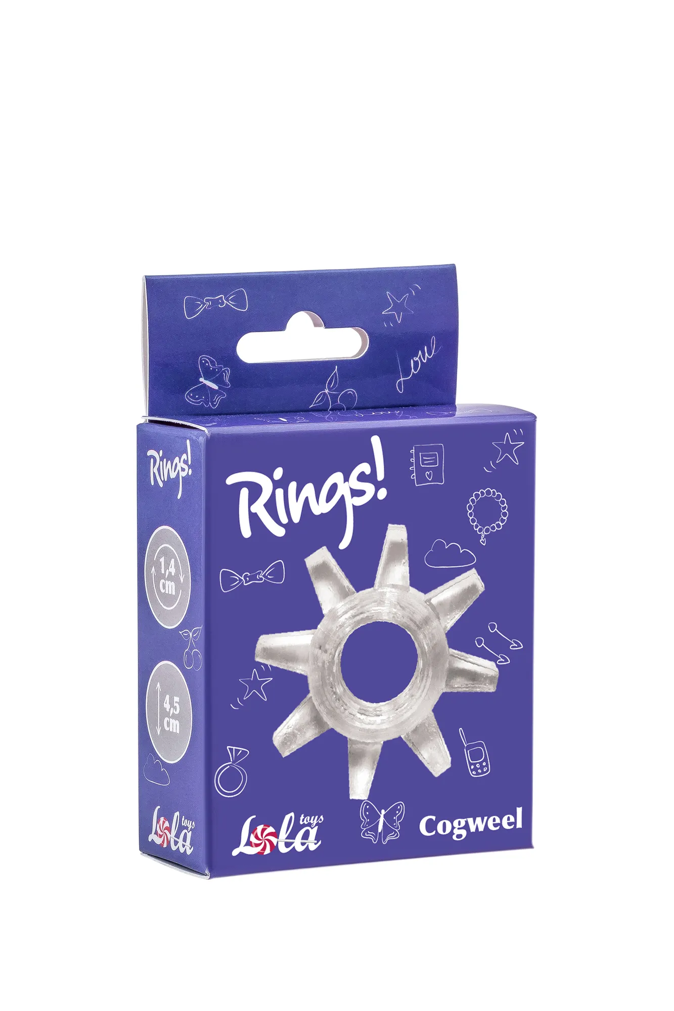 эрекционное кольцо rings cogweel white 0114-90lola в 