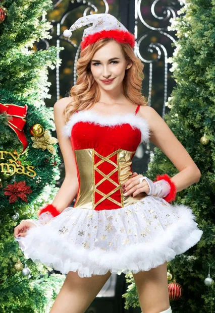 Новогодний костюм "Снегурочка" №1