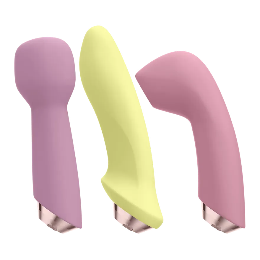 cтимулятор satisfyer marvelous four, с разными насадками в 
