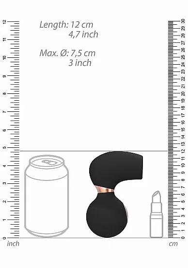 вакуумно-волновой стимулятор irresistible черный sm-irr003blk в 