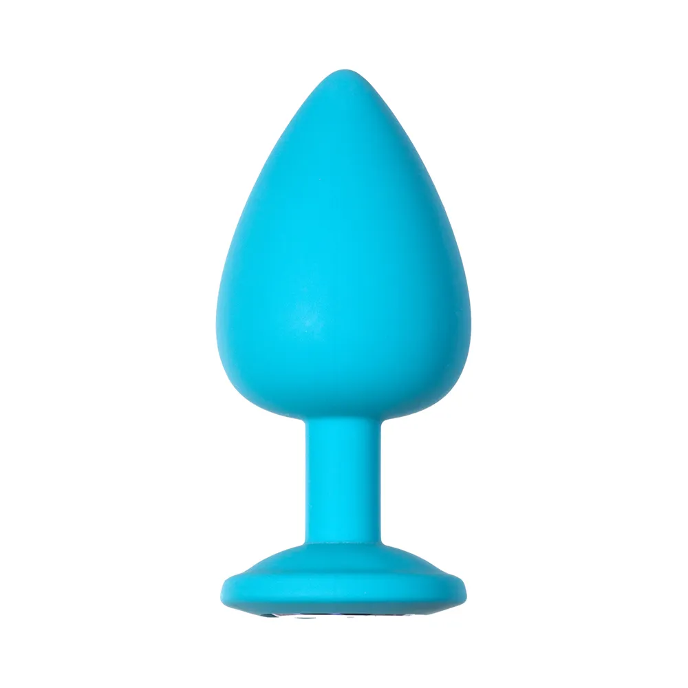 анальная пробка emotions cutie large turquoise light purple crystal 4013-04lola в 