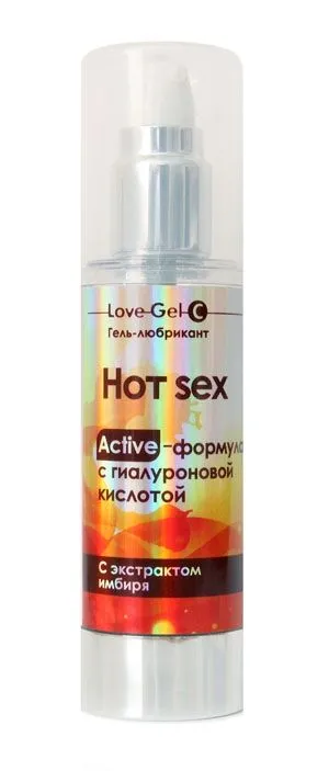 Лубрикант Биоритм LoveGel Hot Sex с экстрактом имбиря, 55 г