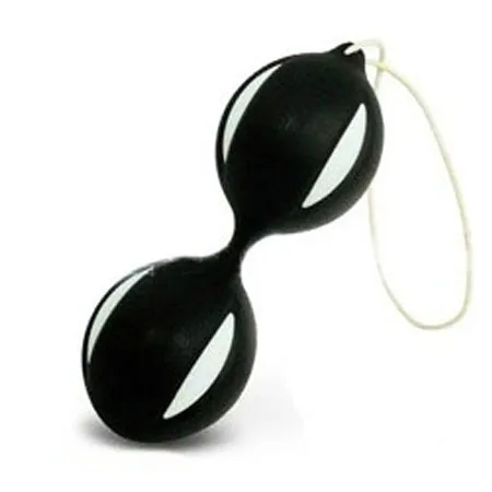 вагинальные шарики черно-белые 47071-mm в 
