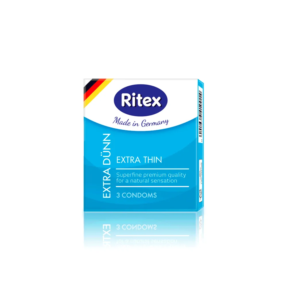 Презервативы презервативы ritex extra dunn, ультратонкие, 3 шт в 