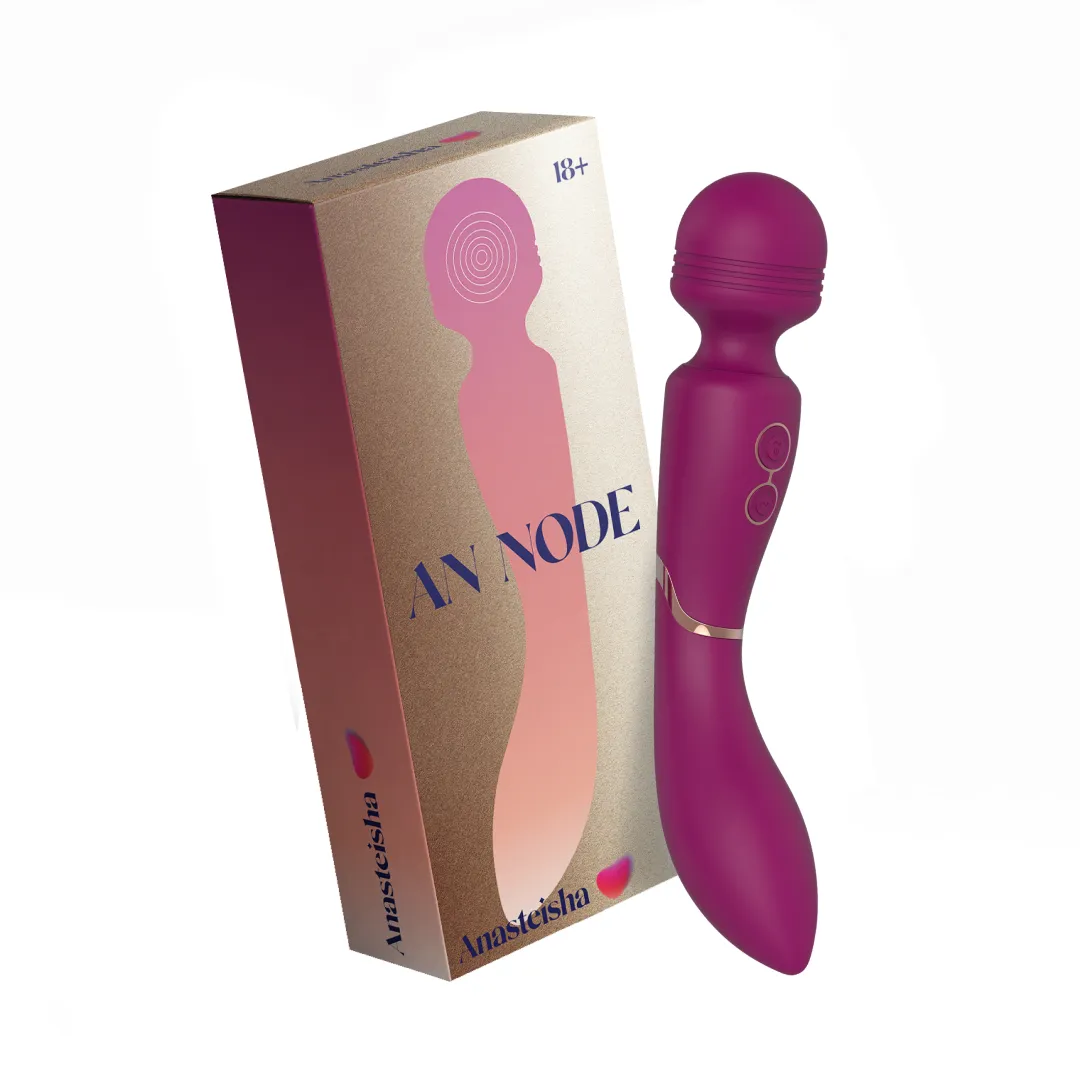 двухсторонний универсальный вибромассажер an node в 