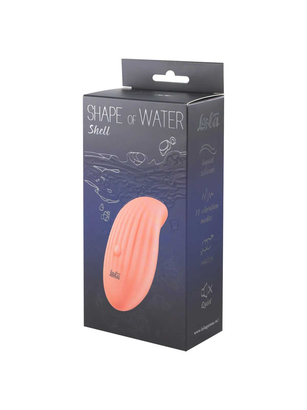 вибратор lola games shape of water shell 8681-00lola в 