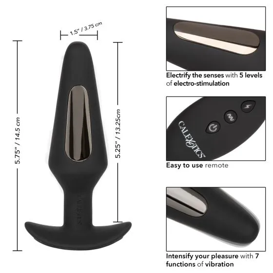 анальная пробка с электростимуляцией  volt electro-flare в 