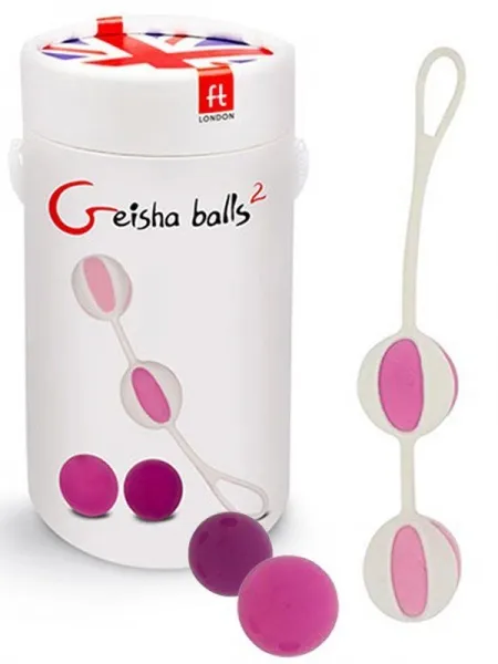 вагинальные шарики geisha balls 2  ft london (ex fun toys) в 