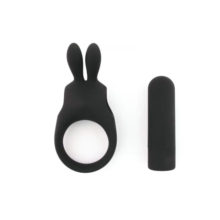 виброкольцо c ушками pinkrabbit toyz в 