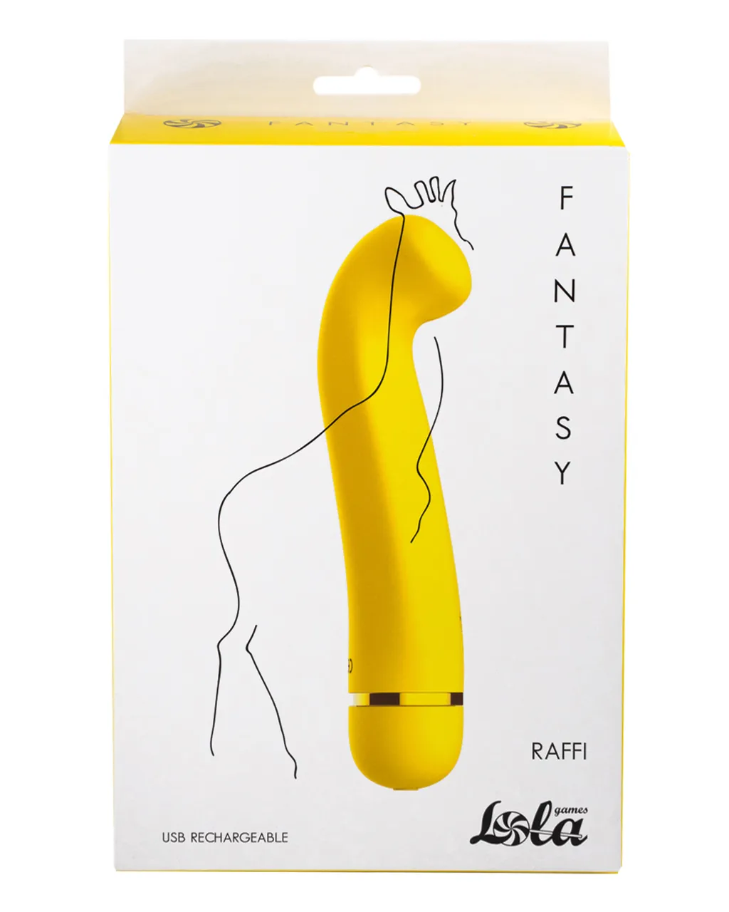 перезаряжаемый вибратор fantasy raffi yellow 7910-01lola в 