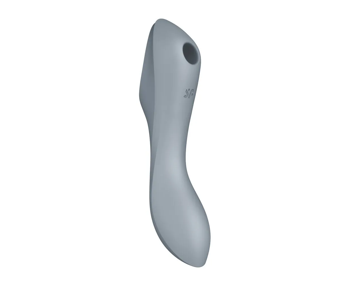 вакуумный массажер satisfyer curvy trinity 3 bluegrey 036533sa в 