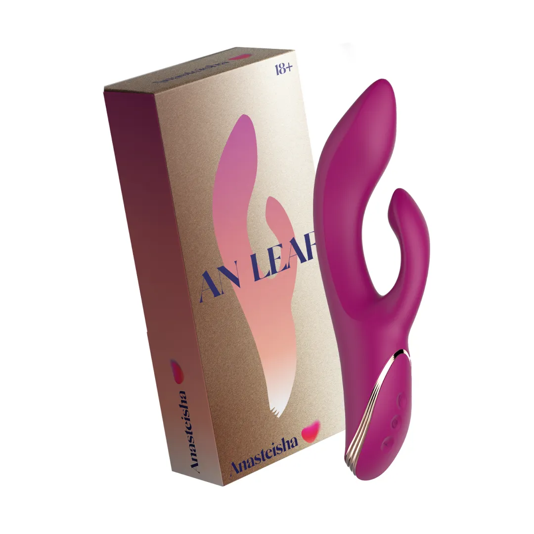 вибратор кролик an leaf с функцией манящего движения в 